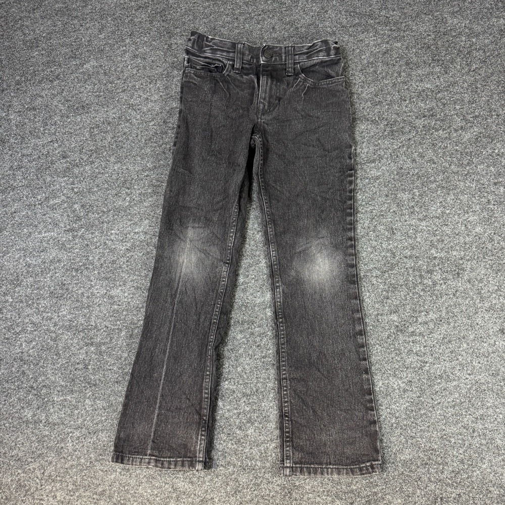 Tony Hawk Skinny Jeans Youth 8 Gray Denim Cotton Casual Charcoal Wash 5-Pockets